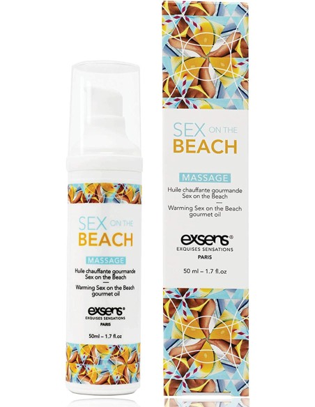 Seks op het strand Eetbare verwarmde massageolie - CC805034