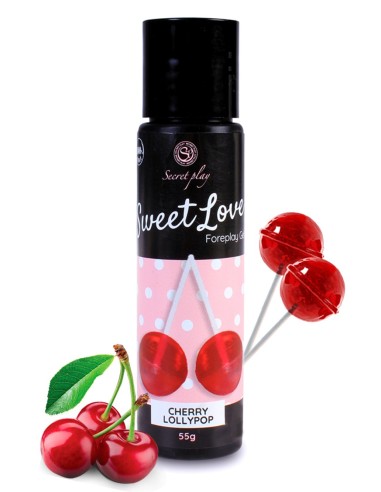 2 in 1 100% edible cherry massage gel and lubricant - SP6713