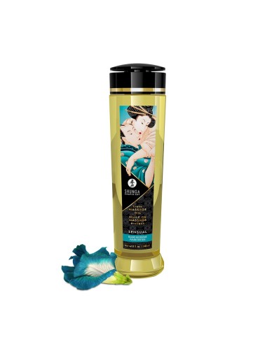 Huile de massage Sensual fleurs des îles aphrodisiaque 240ml - CC1224