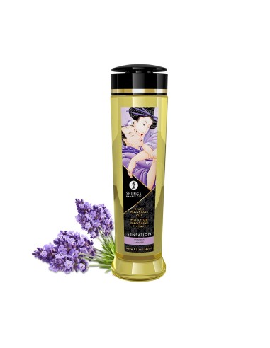 Huile de massage Sensation lavande aphrodisiaque 240ml - CC1206