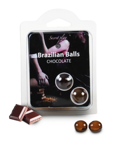 Chocolade Braziliaanse massageballen - BZ3857