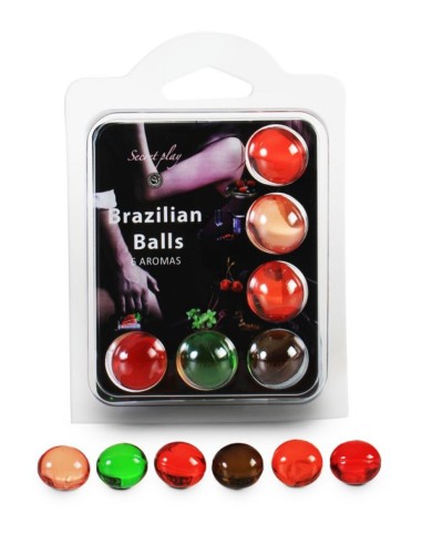 Multi-flavor Brazilian massage balls - BZ3866