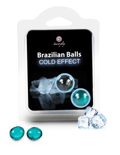 Bolas de masaje brasileñas con efecto fresco - BZ6134