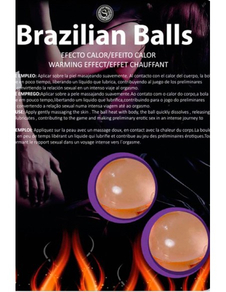 Braziliaanse massageballen met warmte-effect - BZ5754