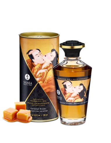 Huile chauffante caramel comestible 100ml - CC812011