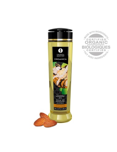 Aceite de masaje afrodisíaco orgánico dulzor de almendras 240ml - CC1312