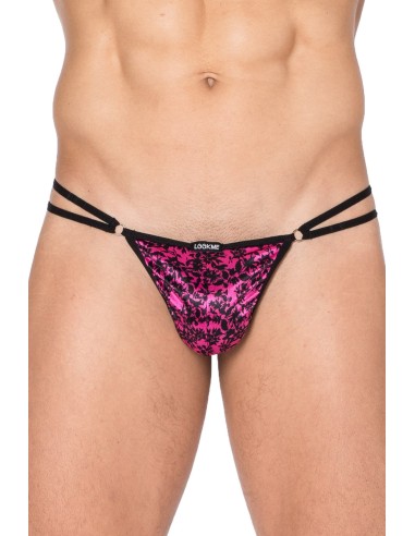 New Look Ministring met roze en zwarte print - LM2299-01PKB