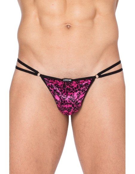 New Look Ministring met roze en zwarte print - LM2299-01PKB