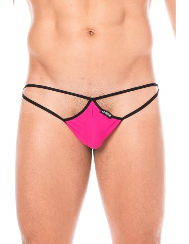 Magenta Mini Multi string thong - LM2099-01MAG