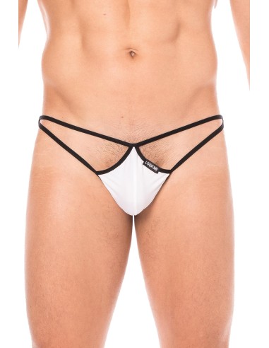 Tanga blanco Mini Multi cuerdas - LM2099-01WHT