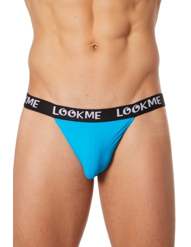 Blue high-cut briefs - LM30-61BLU