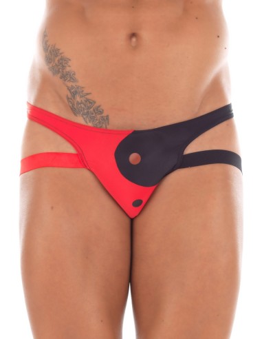 Jock strap red black Tao - LM18-27BRD