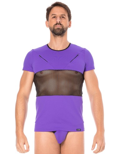 Camiseta malla violeta - LM2004-81PUR