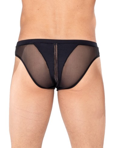 Black Biker briefs - LM2201-61BLK