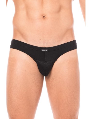 Braguita negra a rayas opaca y transparente - LM2906-61BLK