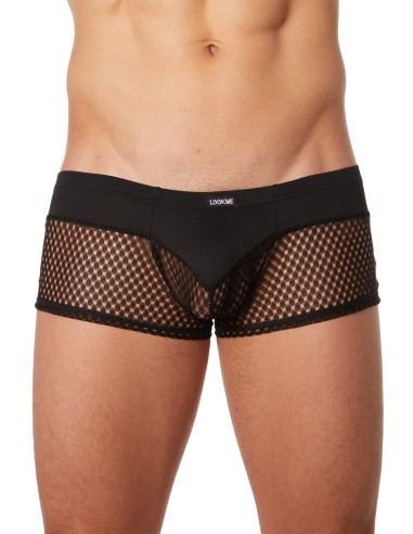 Minibroek mesh en ondoorzichtigheid - LM21-68ABLK