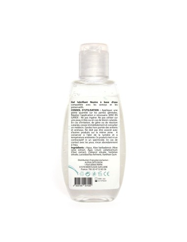 Lubricante neutro 100% natural a base de agua 90 ml - SEZ090