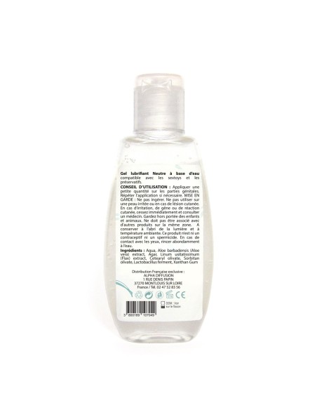 Lubricante neutro 100% natural a base de agua 90 ml - SEZ090