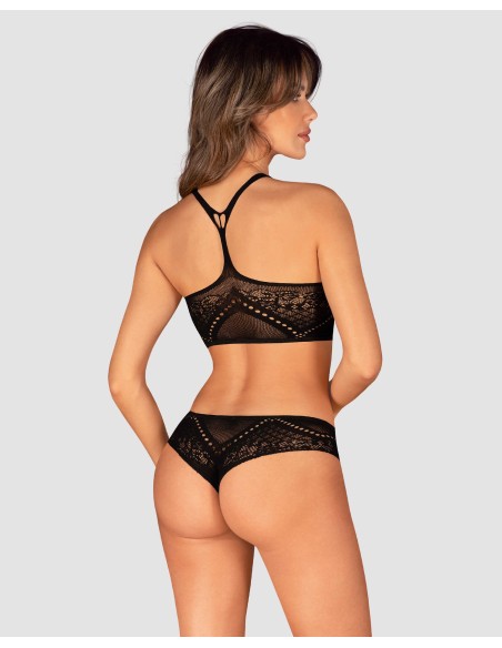 K103 Top y braguita - Negro