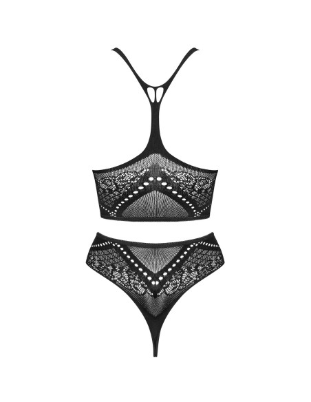 K103 Top y braguita - Negro