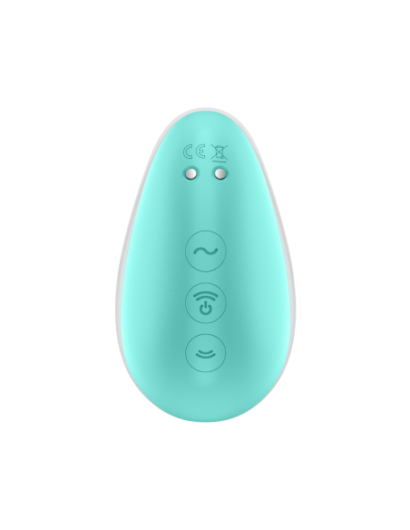 Pixie Dust Satisfyer - CC597837 - Contactloze drukgolf clitorisstimulator met groene en roze USB-vibratie