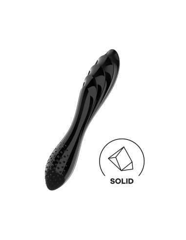 Dazzling Crystal 1 Consolador de cristal negro Satisfyer de alta calidad - CC597831