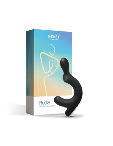 Rocky - Vibrador para próstata y escroto - Negro