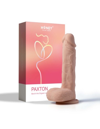 Paxton gode réaliste vibrant et rotatif avec appli 21 cms - Chair