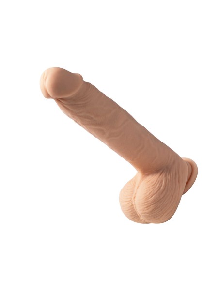 Consolador vibrador realista Kenzo con aparato 24 cms - Carne