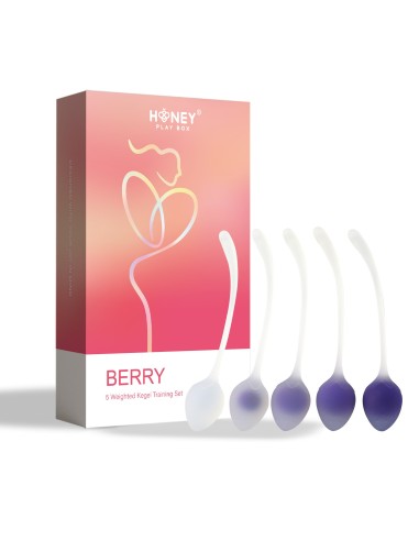 Berry - Set de 5 bolas de Geisha - Prurple