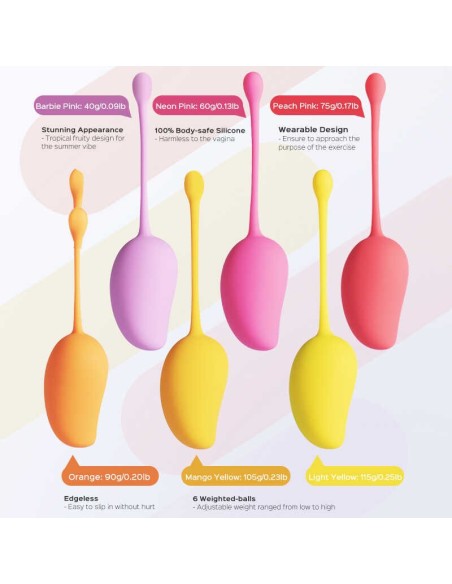 Mango - Set de 6 bolas Geisha