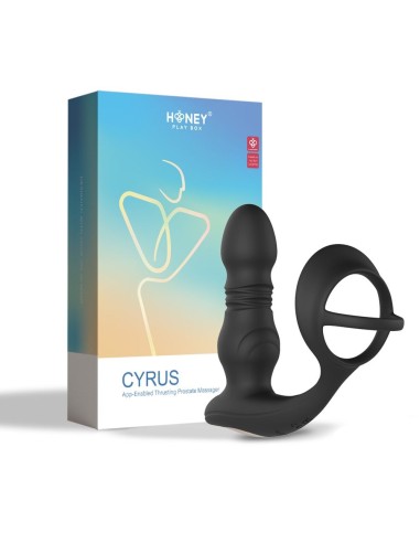 Cyrus - App Controlled Thrusting Prostate Vibrator - Black