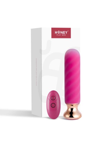 Rose twister - Plug anal vibratorio con control remoto - Rosa