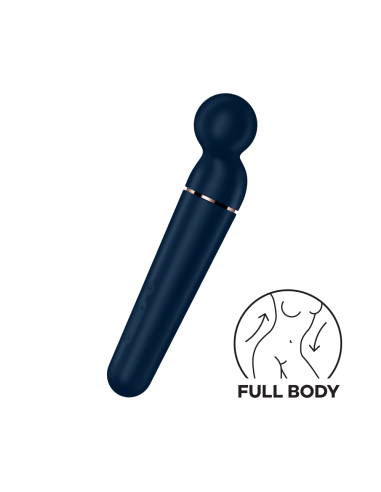 Vibrador varita azul USB 60 vibraciones Planet Wand-er Satisfyer - CC597845