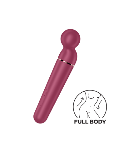 Vibrador varita mágica rojo USB 60 vibraciones Planet Wand-er Satisfyer - CC597844