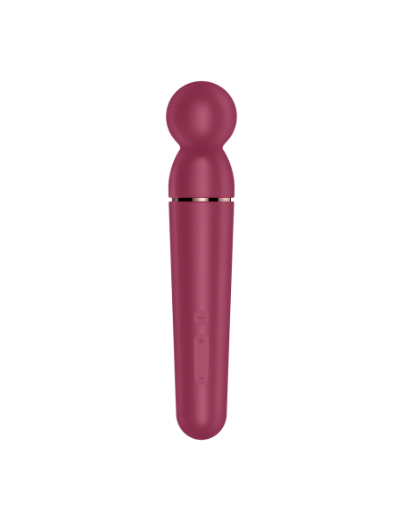 Vibrator wand red USB 60 vibrations Planet Wand-er Satisfyer - CC597844
