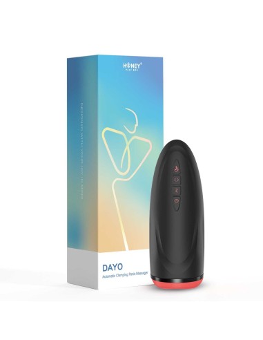 Dayo - Automatic, vibrating and heated masturbator - Black