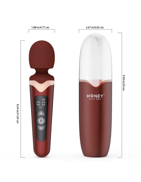 Stormi powerful wand massager with charging case