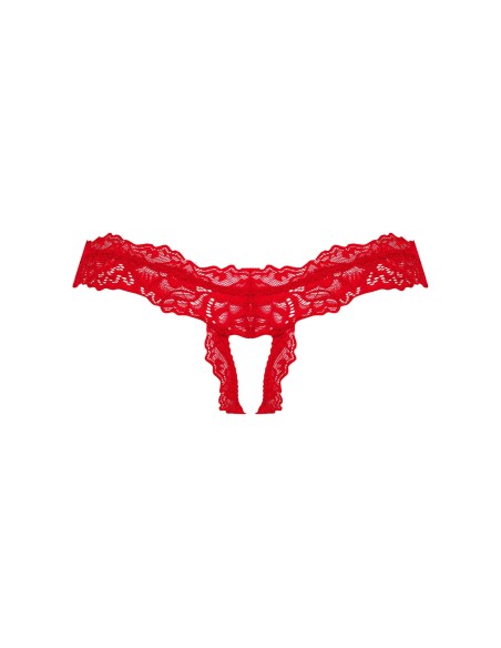 Amor Cherris string ouvert - Rouge