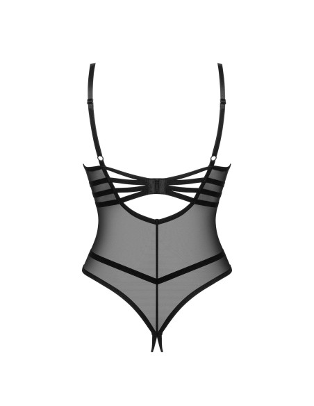 Body abierto Roxelia - Negro