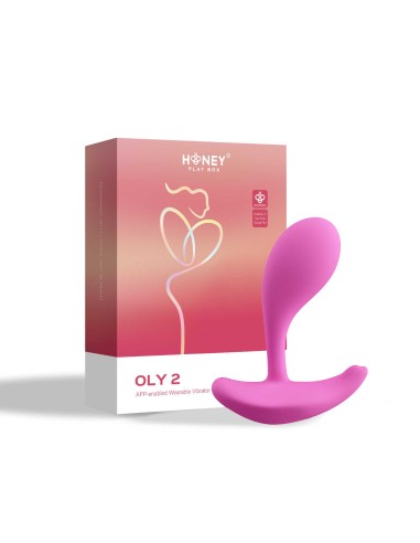 Vibrador Oly 2 con presión y aplicación controlables por voz Rosa