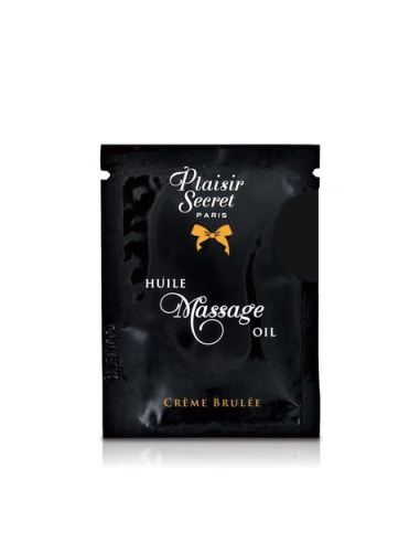 Dosette huile de massage Creme brulee 3ML Plaisir secret