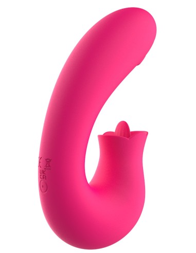 Kali roze 2 in 1 G-spot vibrator en USB clitoris stimulator - WS-NV085