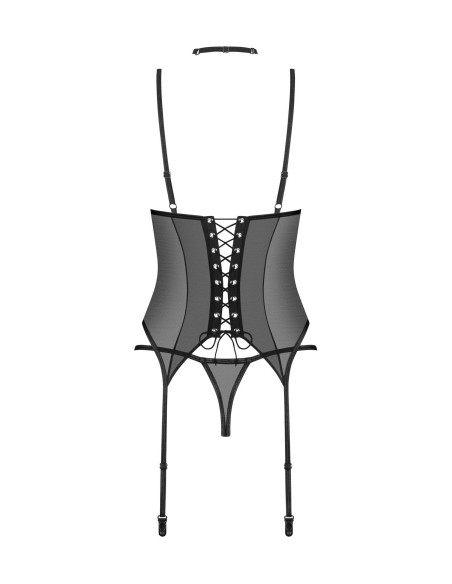 Donarella korset en string - Zwart NP