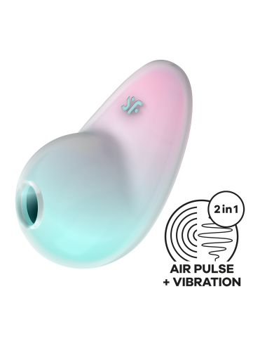 Pixie Dust pressure wave vibrator - Green and pink