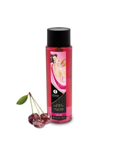 Gel de bain et douche cerise givrée Shunga 370 ml - CC5207