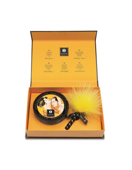 Mini Mango body powder set and matching duster - CC1035