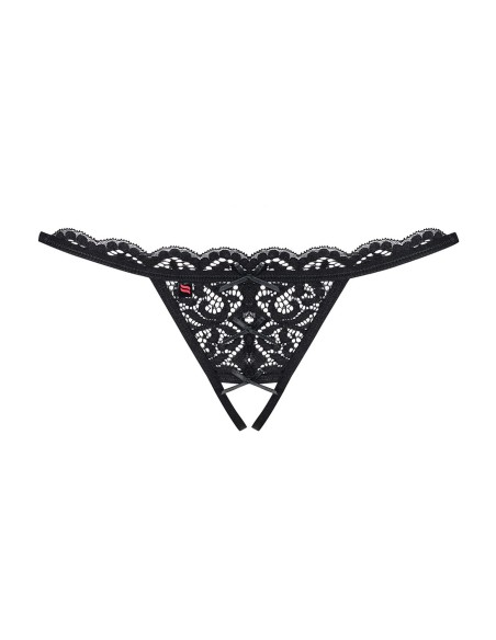 831-THC-1 Open thong - Black