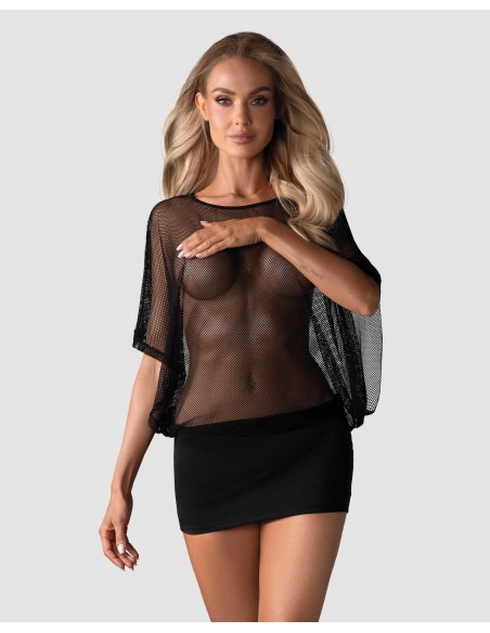 Vestido punk - Negro
