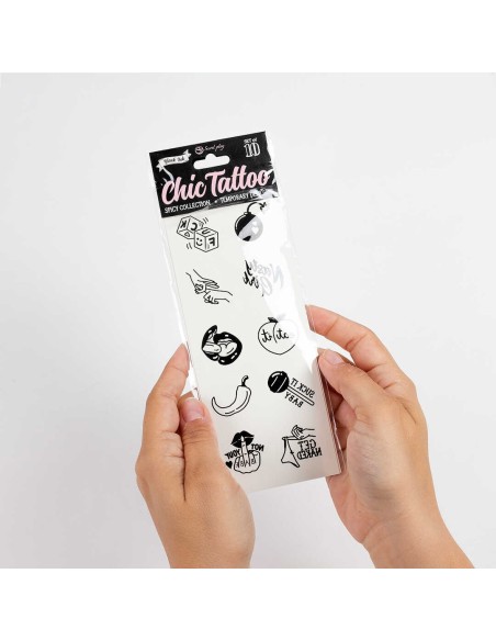 Spicy collection - Temporary tattoos pack of 10